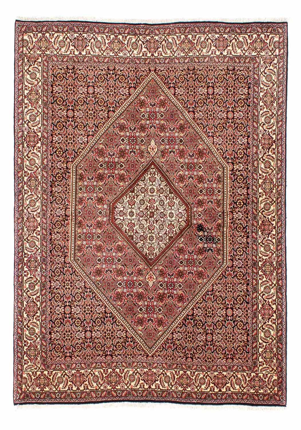 Alfombra persa - Bidjar - 248 x 176 cm - rojo claro