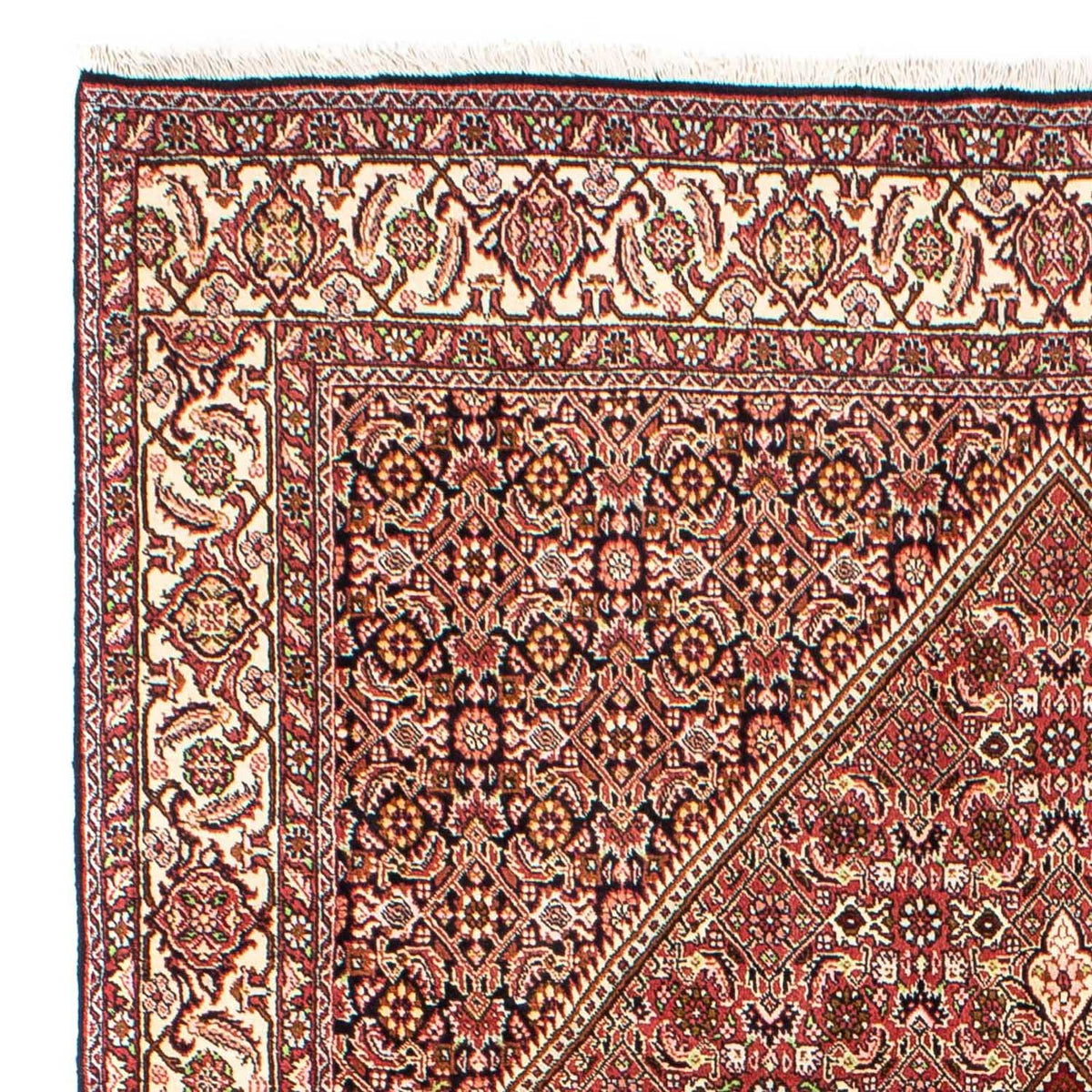 Alfombra persa - Bidjar - 248 x 176 cm - rojo claro