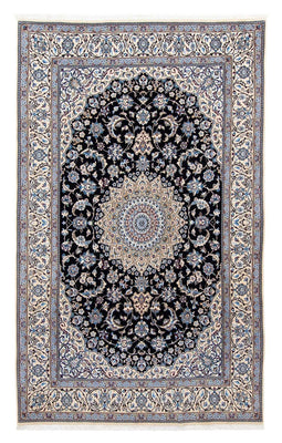 Alfombra Persa - Nain - Real - 292 x 200 cm - negro