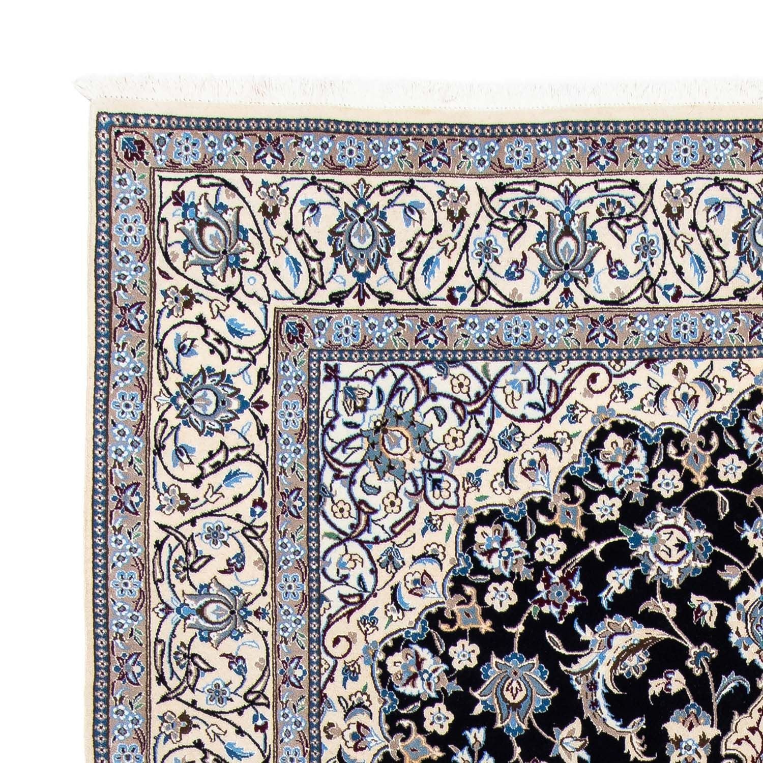 Alfombra Persa - Nain - Real - 292 x 200 cm - negro