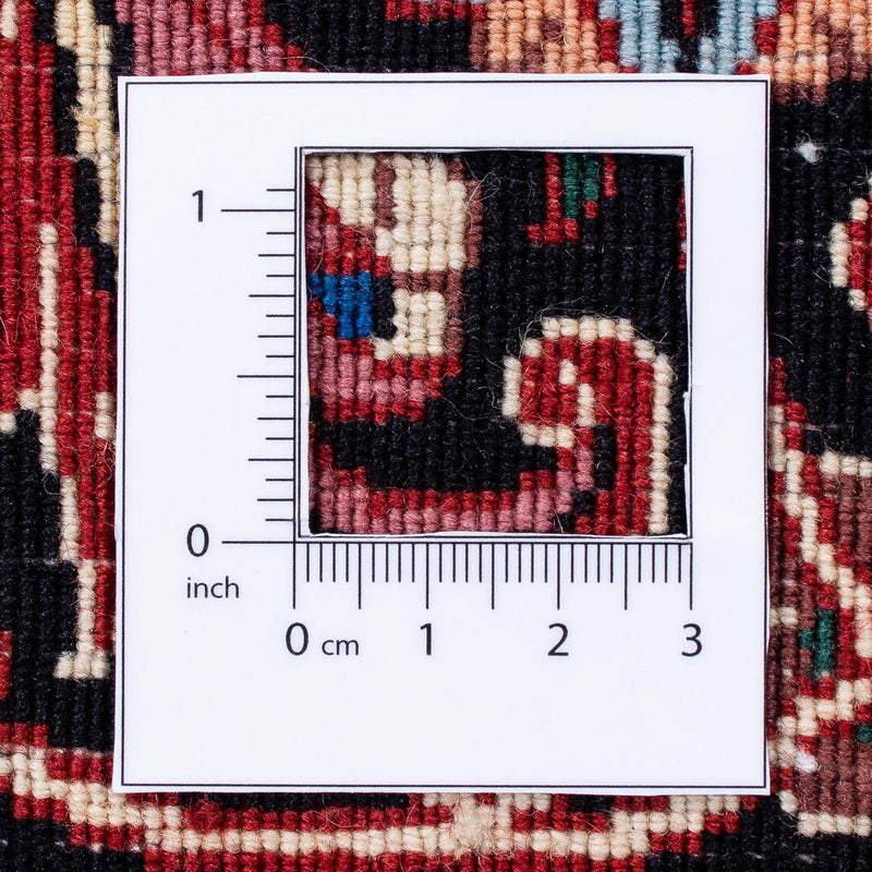 Alfombra persa - Bidjar - 288 x 256 cm - rojo oscuro