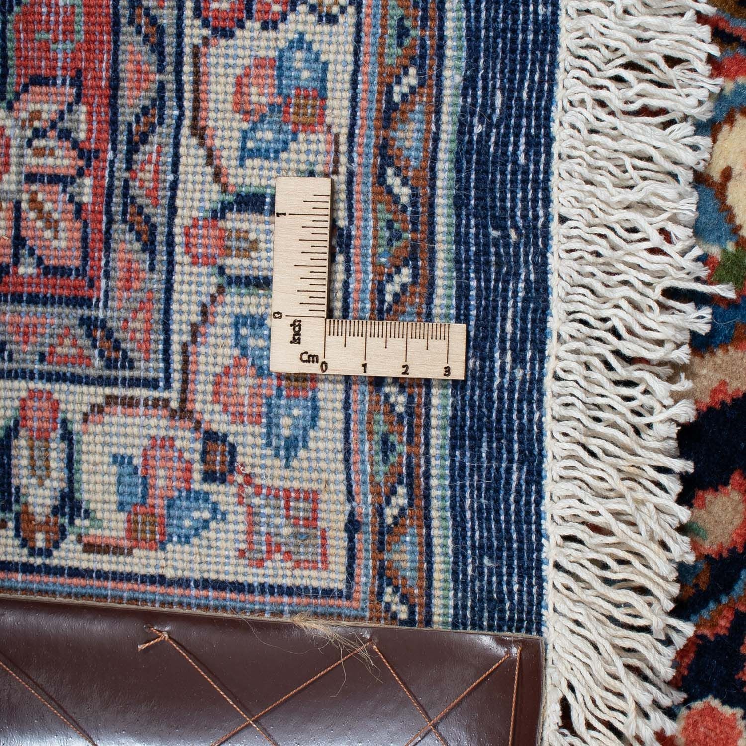 Alfombra persa - Real - 306 x 214 cm - azul oscuro