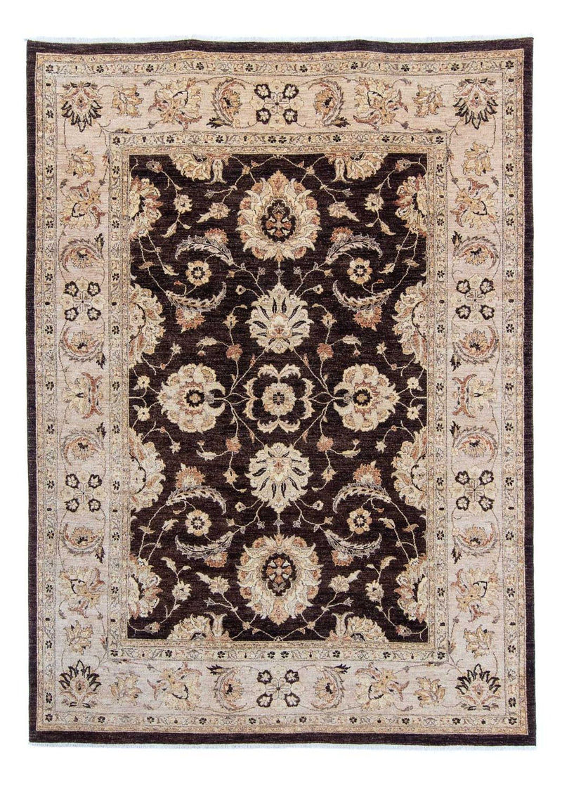 Alfombra Ziegler - 338 x 241 cm - marrón oscuro