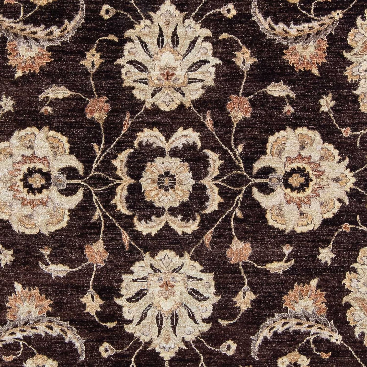 Alfombra Ziegler - 338 x 241 cm - marrón oscuro