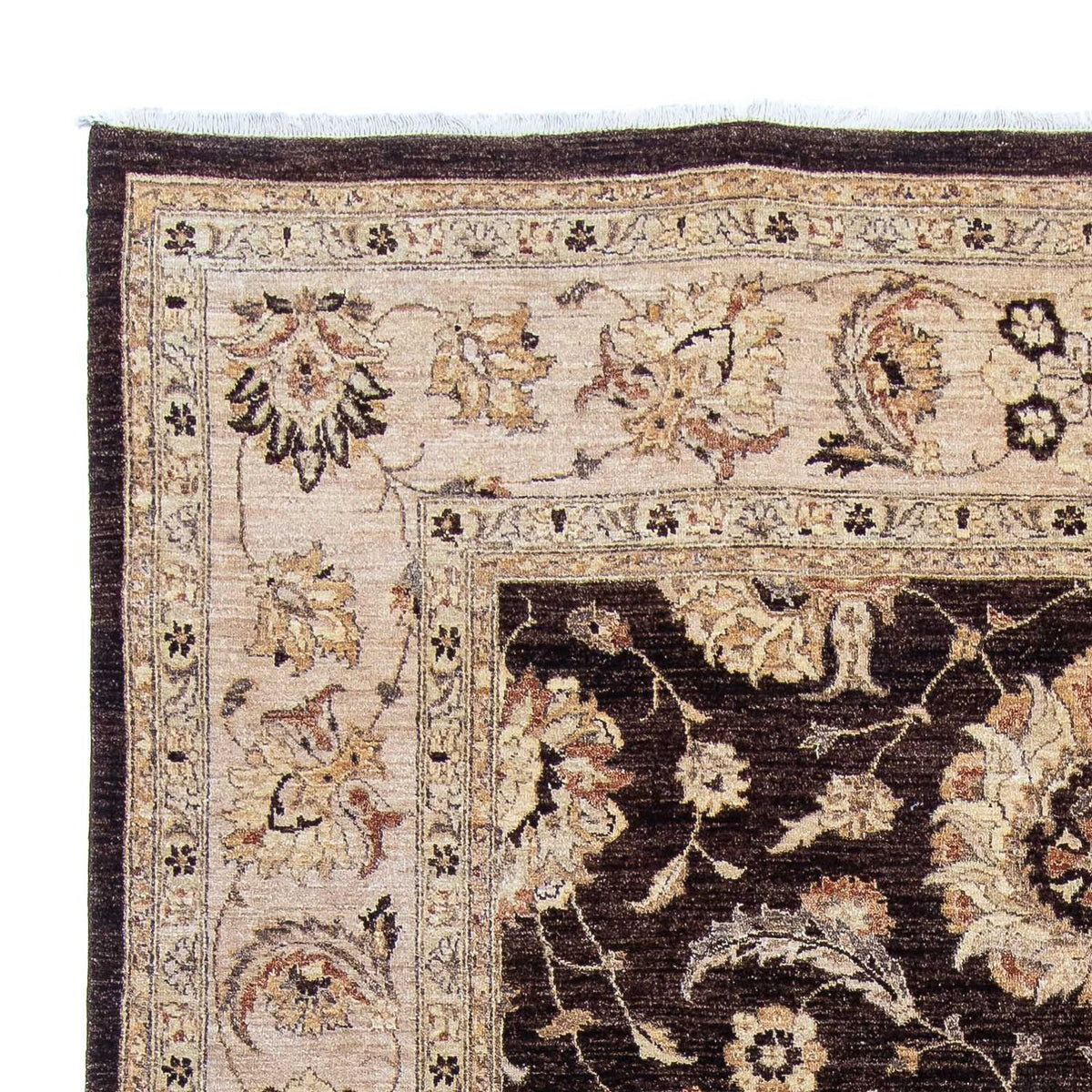 Alfombra Ziegler - 338 x 241 cm - marrón oscuro