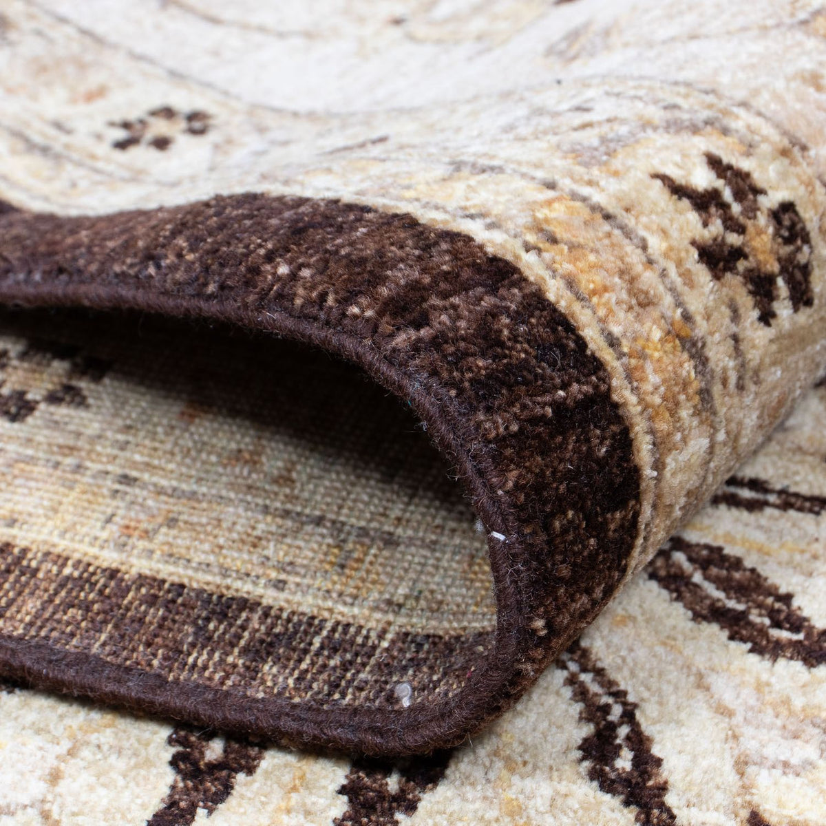 Alfombra Ziegler - 338 x 241 cm - marrón oscuro