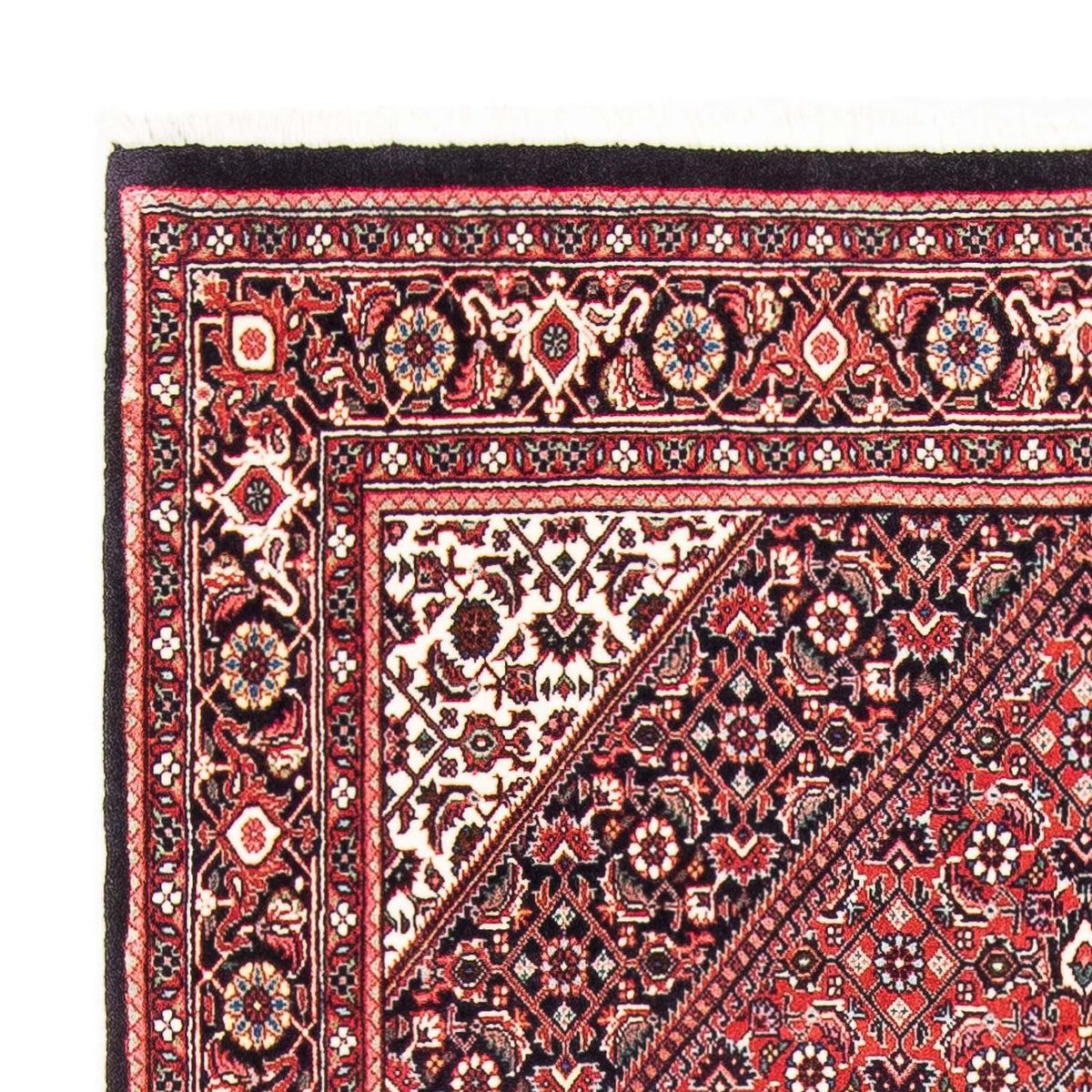 Alfombra persa - Bidjar - 175 x 112 cm - rojo