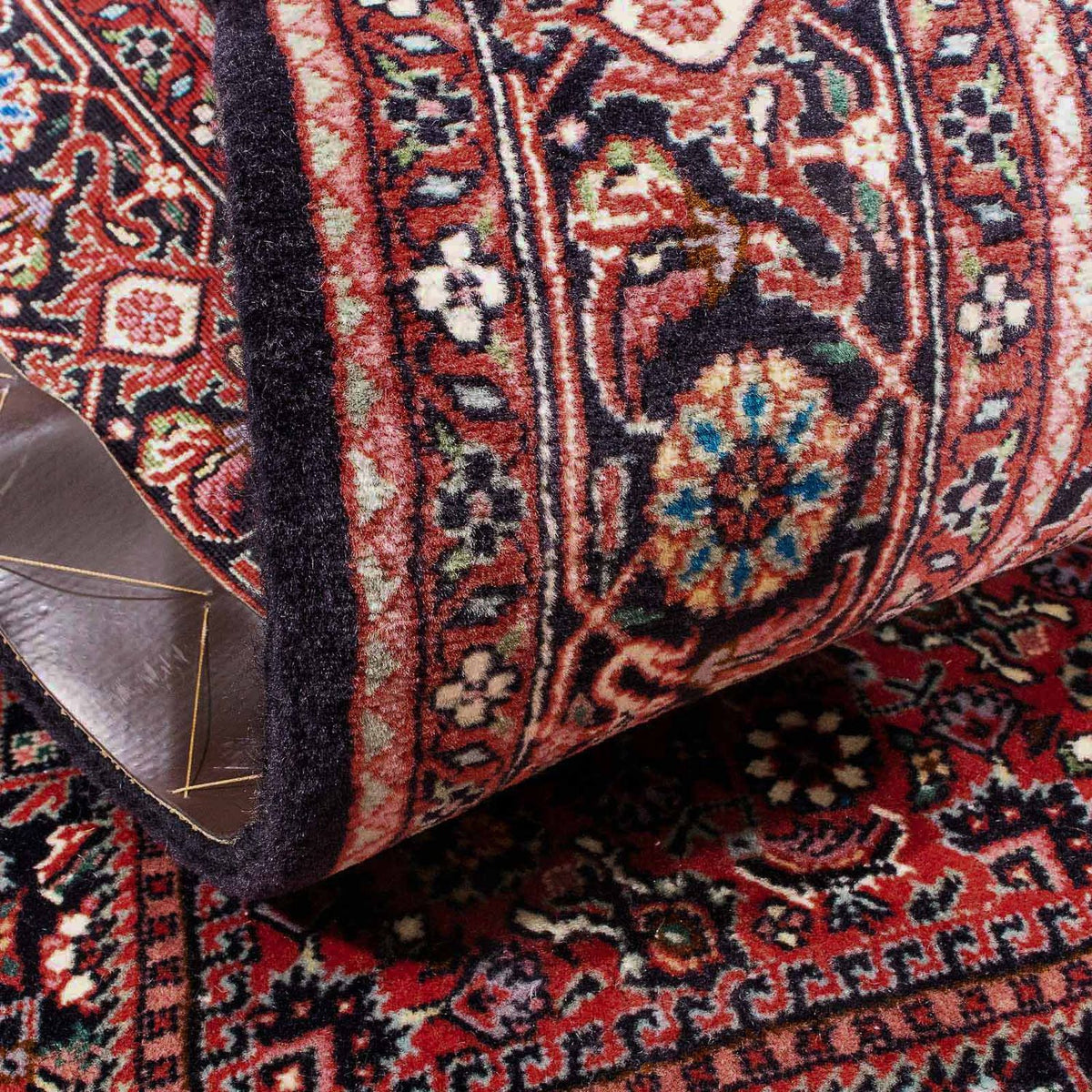 Alfombra persa - Bidjar - 175 x 112 cm - rojo