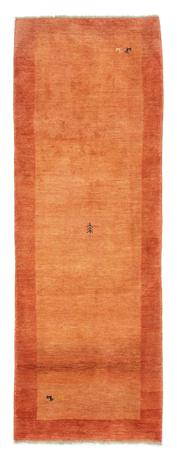 Alfombra de pasillo Alfombra Gabbeh - Persa - 294 x 101 cm - óxido