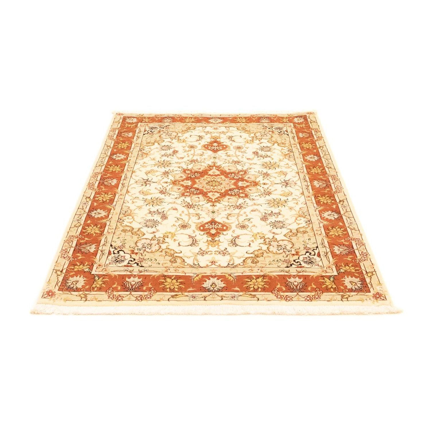 Alfombra Persa - Tabriz - Real - 155 x 102 cm - beige