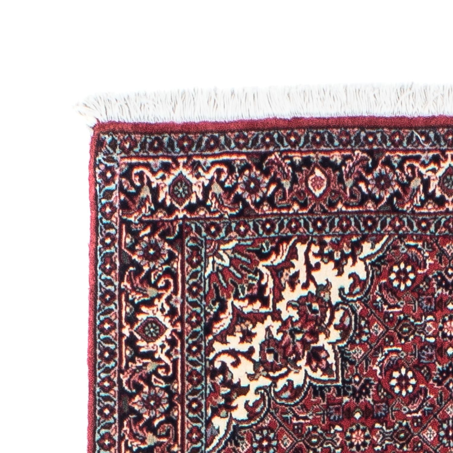 Alfombra de pasillo Alfombra persa - Bidjar - 206 x 75 cm - rojo claro