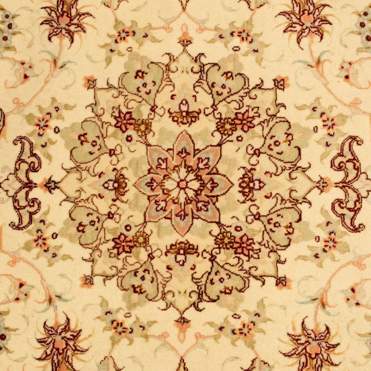 Alfombra Persa - Tabriz - Real - 147 x 102 cm - beige
