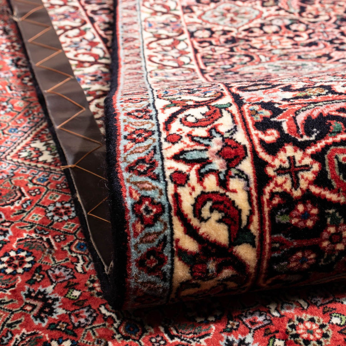 Alfombra persa - Bidjar - 343 x 253 cm - rojo