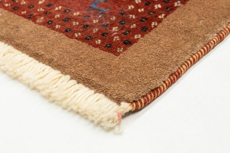 Alfombra Gabbeh - Loribaft Persa - 150 x 110 cm - oro