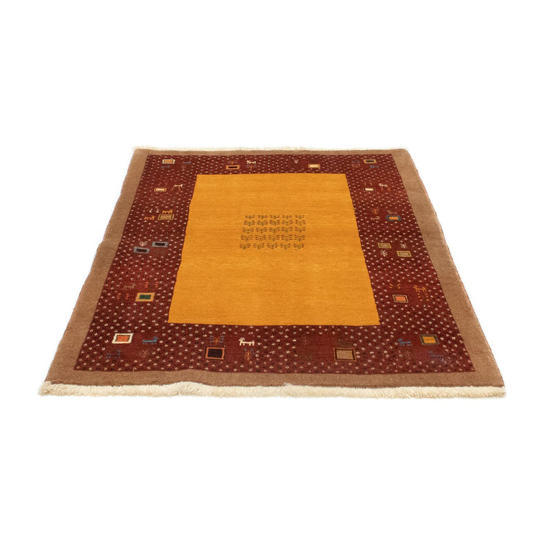 Alfombra Gabbeh - Loribaft Persa - 150 x 110 cm - oro