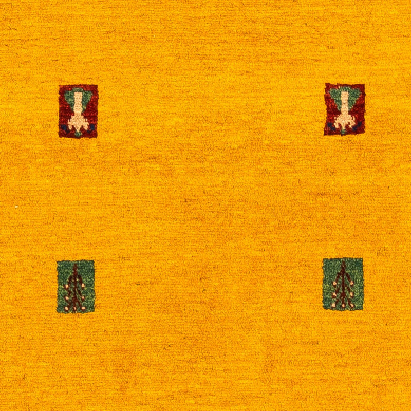 Alfombra Gabbeh - Loribaft Persa - 150 x 107 cm - oro