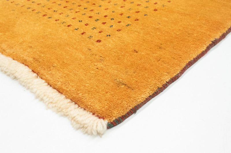 Alfombra Gabbeh - Loribaft Persa - 154 x 114 cm - oro