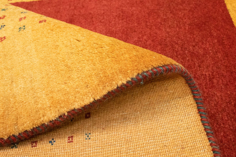Alfombra Gabbeh - Loribaft Persa - 154 x 114 cm - oro