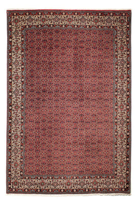 Alfombra persa - Bidjar - 290 x 203 cm - rojo oscuro
