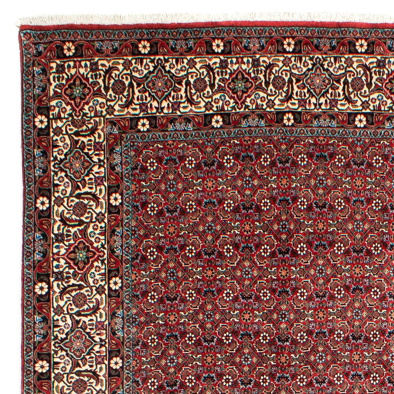 Alfombra persa - Bidjar - 290 x 203 cm - rojo oscuro