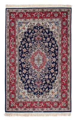 Alfombra Persa - Tabriz - Real - 198 x 129 cm - azul oscuro