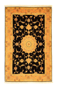 Alfombra Persa - Tabriz - Real - 160 x 100 cm - negro
