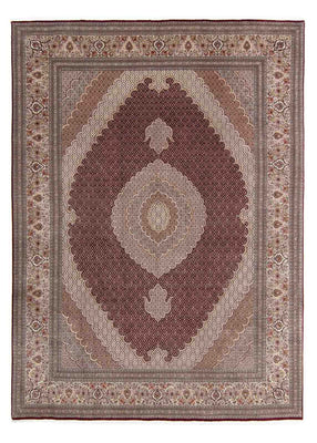 Alfombra persa - Tabriz - 353 x 253 cm - rojo oscuro