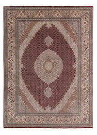 Alfombra persa - Tabriz - 353 x 253 cm - rojo oscuro