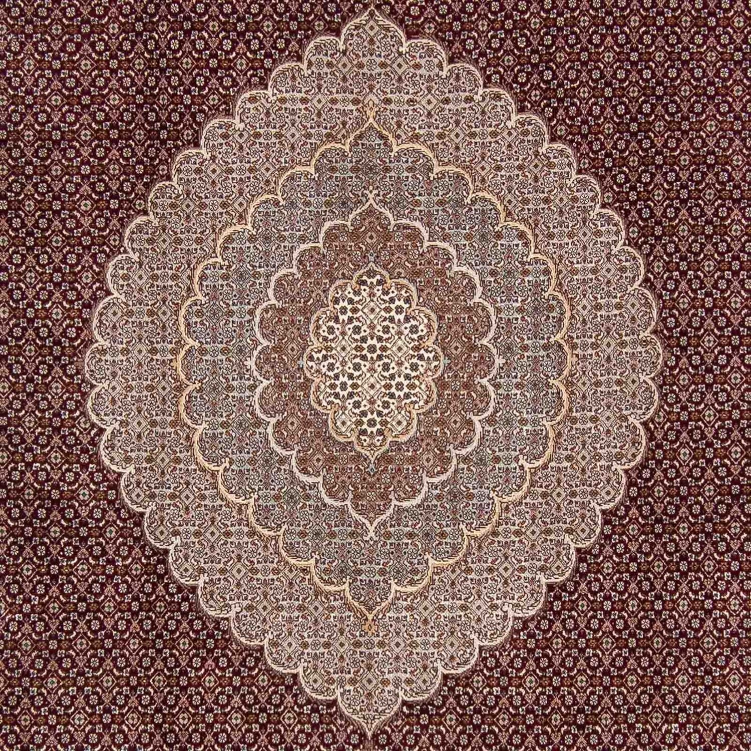 Alfombra persa - Tabriz - 353 x 253 cm - rojo oscuro