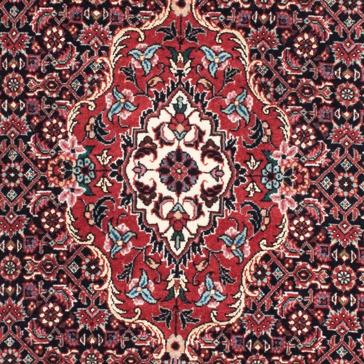 Alfombra de pasillo Alfombra persa - Bidjar - 202 x 75 cm - rojo