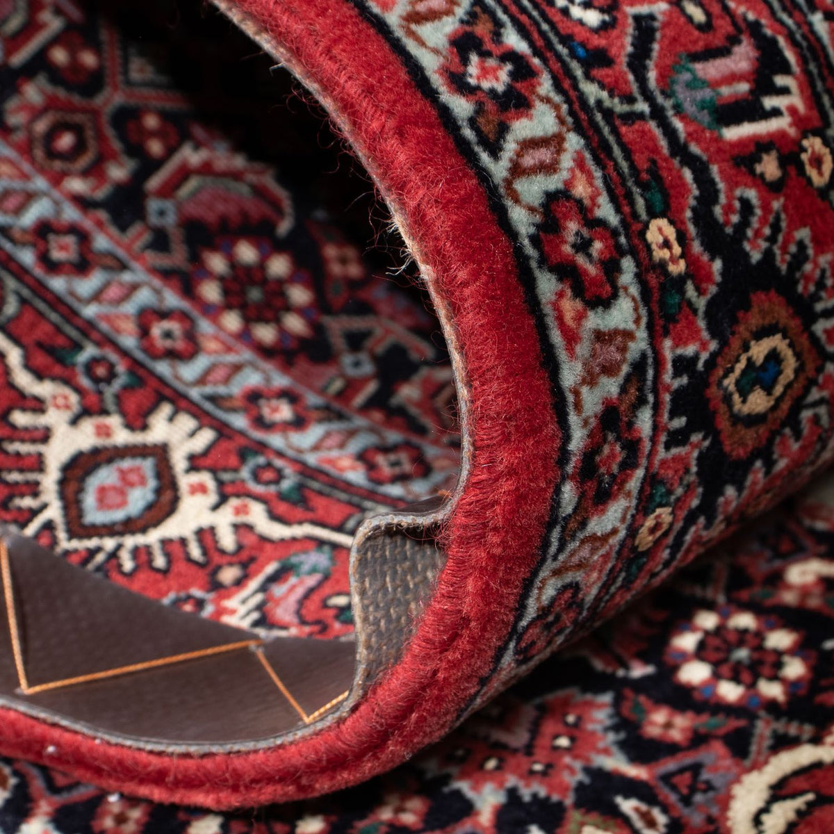 Alfombra de pasillo Alfombra persa - Bidjar - 202 x 75 cm - rojo