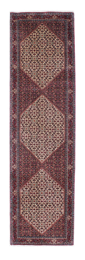 Alfombra de pasillo Alfombra persa - Bidjar - 317 x 86 cm - rojo