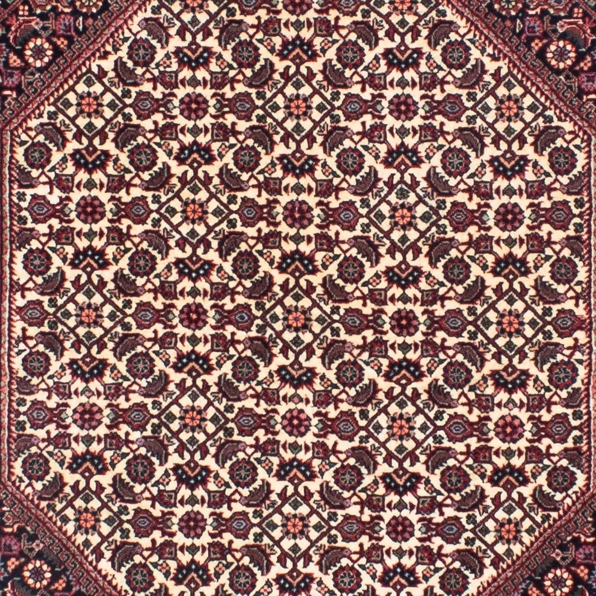 Alfombra de pasillo Alfombra persa - Bidjar - 317 x 86 cm - rojo