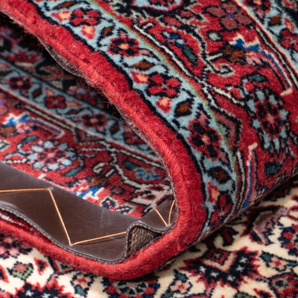 Alfombra de pasillo Alfombra persa - Bidjar - 317 x 86 cm - rojo