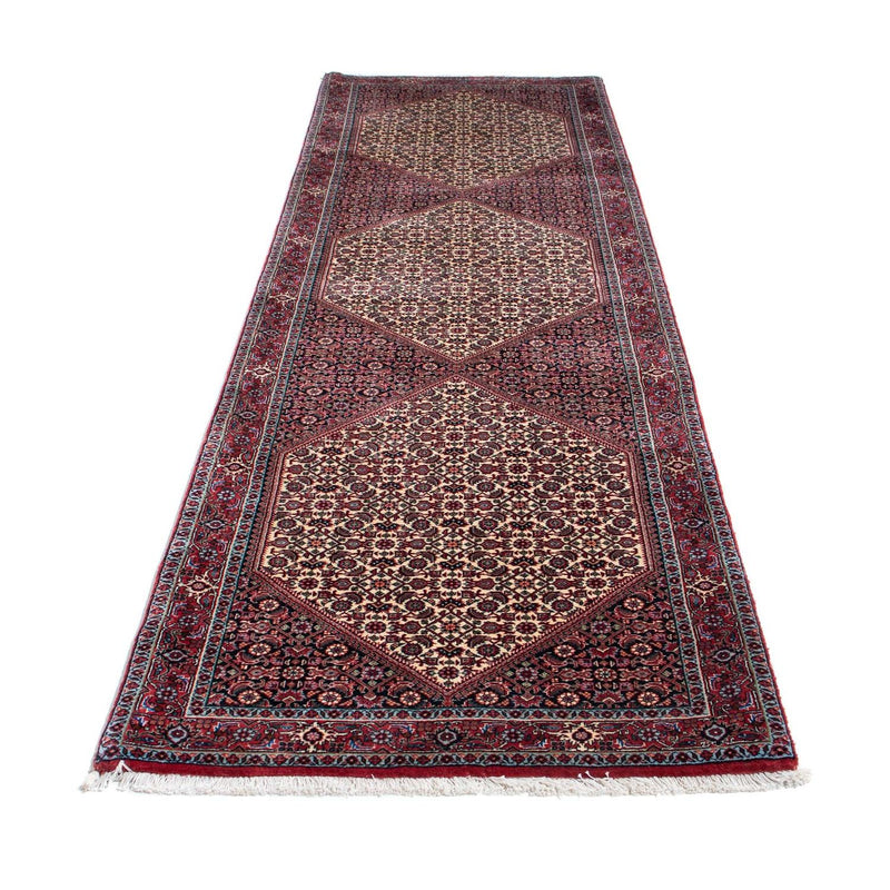Alfombra de pasillo Alfombra persa - Bidjar - 317 x 86 cm - rojo