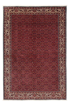 Alfombra persa - Bidjar - 243 x 172 cm - rojo oscuro