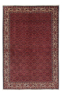 Alfombra persa - Bidjar - 243 x 172 cm - rojo oscuro
