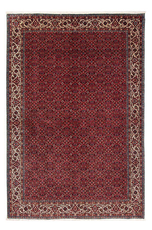 Alfombra persa - Bidjar - 243 x 172 cm - rojo oscuro