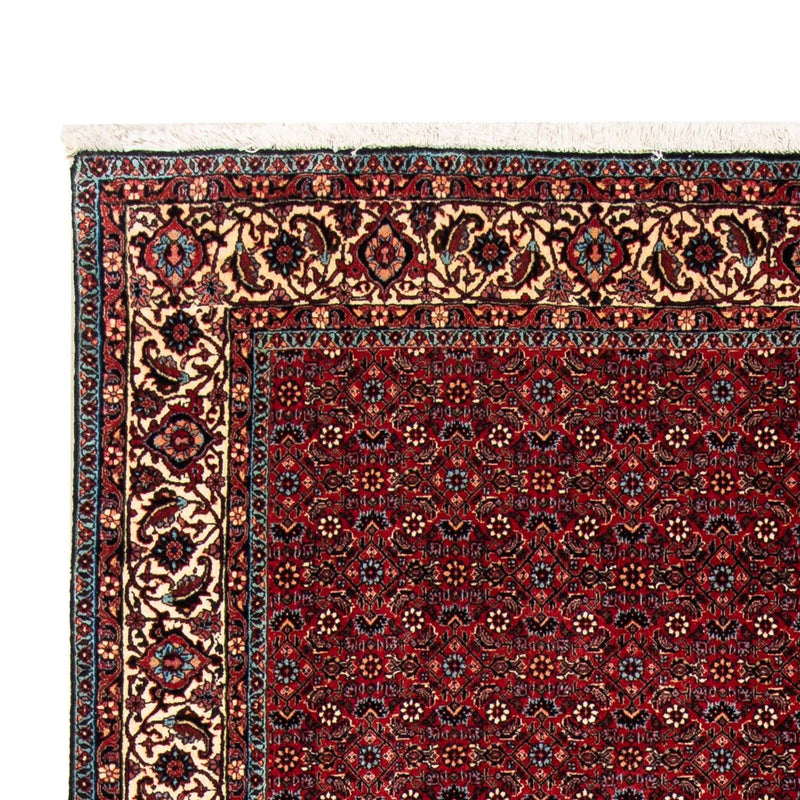 Alfombra persa - Bidjar - 243 x 172 cm - rojo oscuro