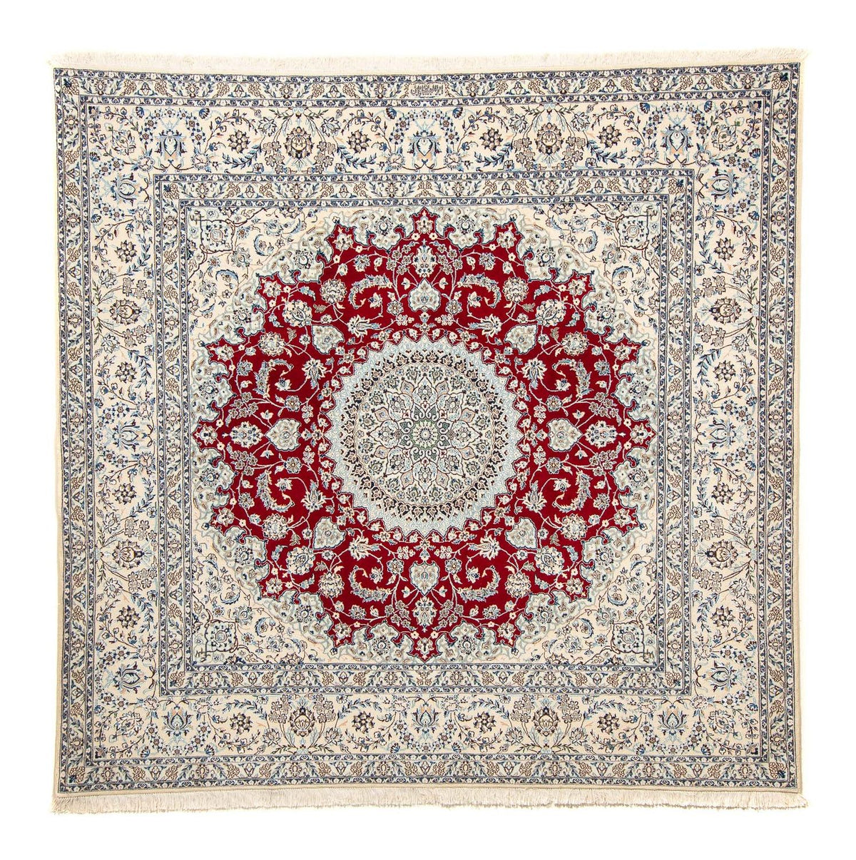 Alfombra Persa - Nain - Prima cuadrado  - 205 x 197 cm - beige