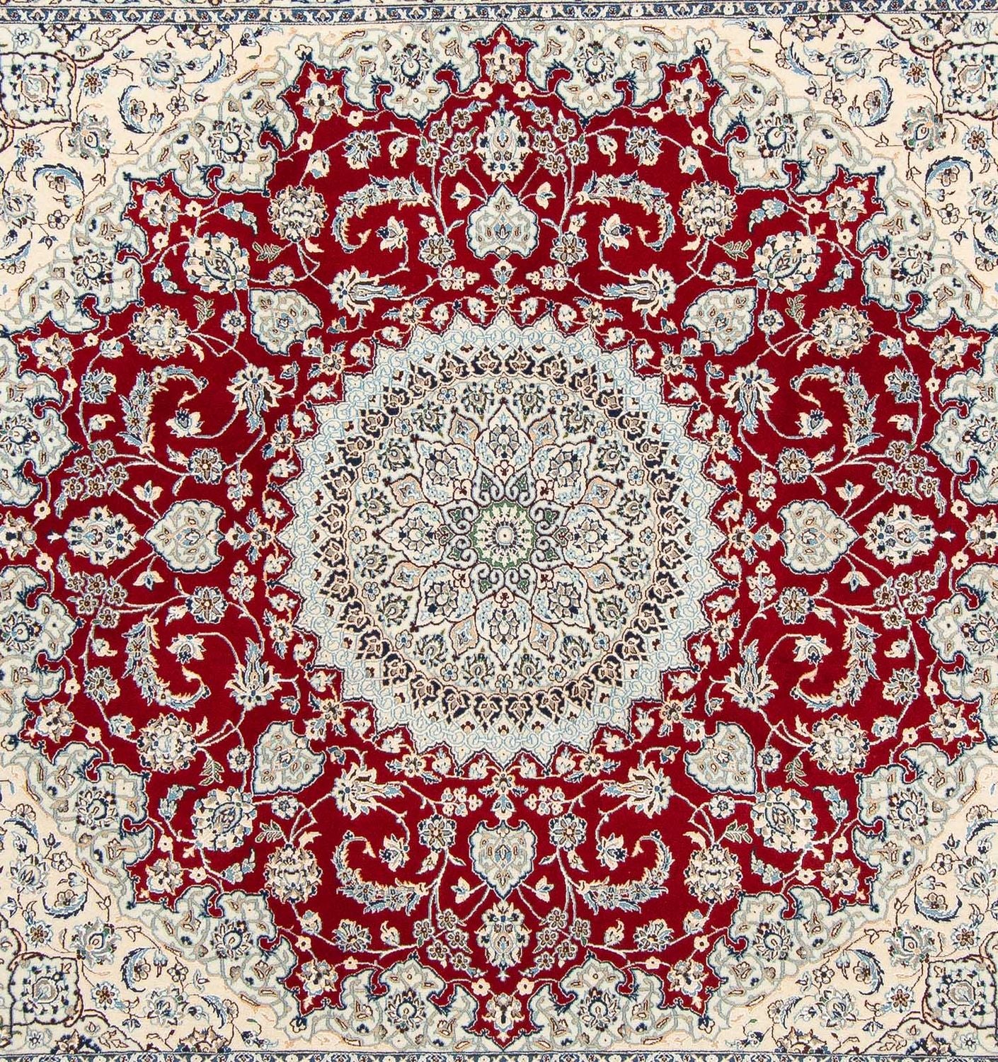 Alfombra Persa - Nain - Prima cuadrado  - 205 x 197 cm - beige