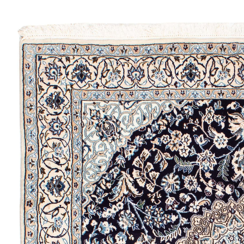 Alfombra Persa - Nain - Real cuadrado  - 153 x 146 cm - rojo oscuro