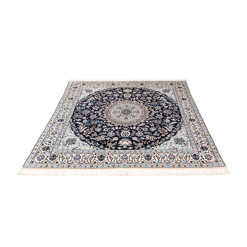 Alfombra Persa - Nain - Real cuadrado  - 153 x 146 cm - rojo oscuro
