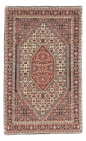 Alfombra persa - Bidjar - 140 x 88 cm - beige