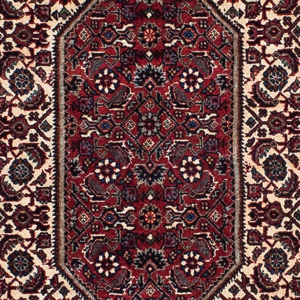 Alfombra persa - Bidjar - 210 x 134 cm - azul oscuro