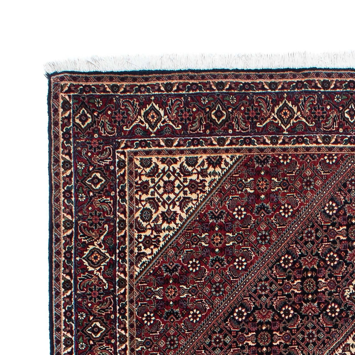 Alfombra persa - Bidjar - 210 x 134 cm - azul oscuro