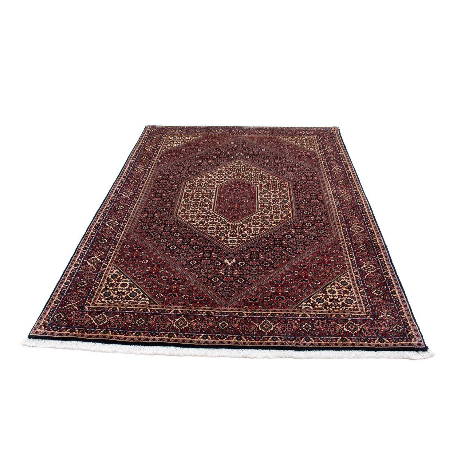 Alfombra persa - Bidjar - 210 x 134 cm - azul oscuro