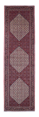 Alfombra de pasillo Alfombra persa - Bidjar - 300 x 83 cm - rojo