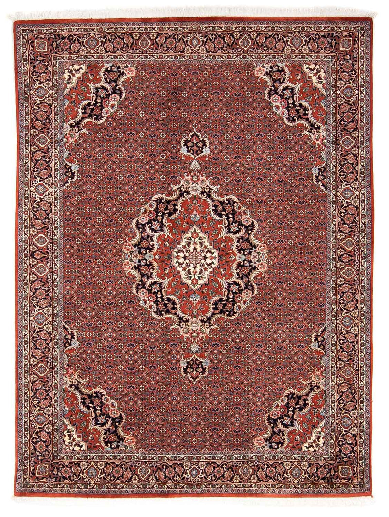 Alfombra persa - Bidjar - 228 x 172 cm - rojo