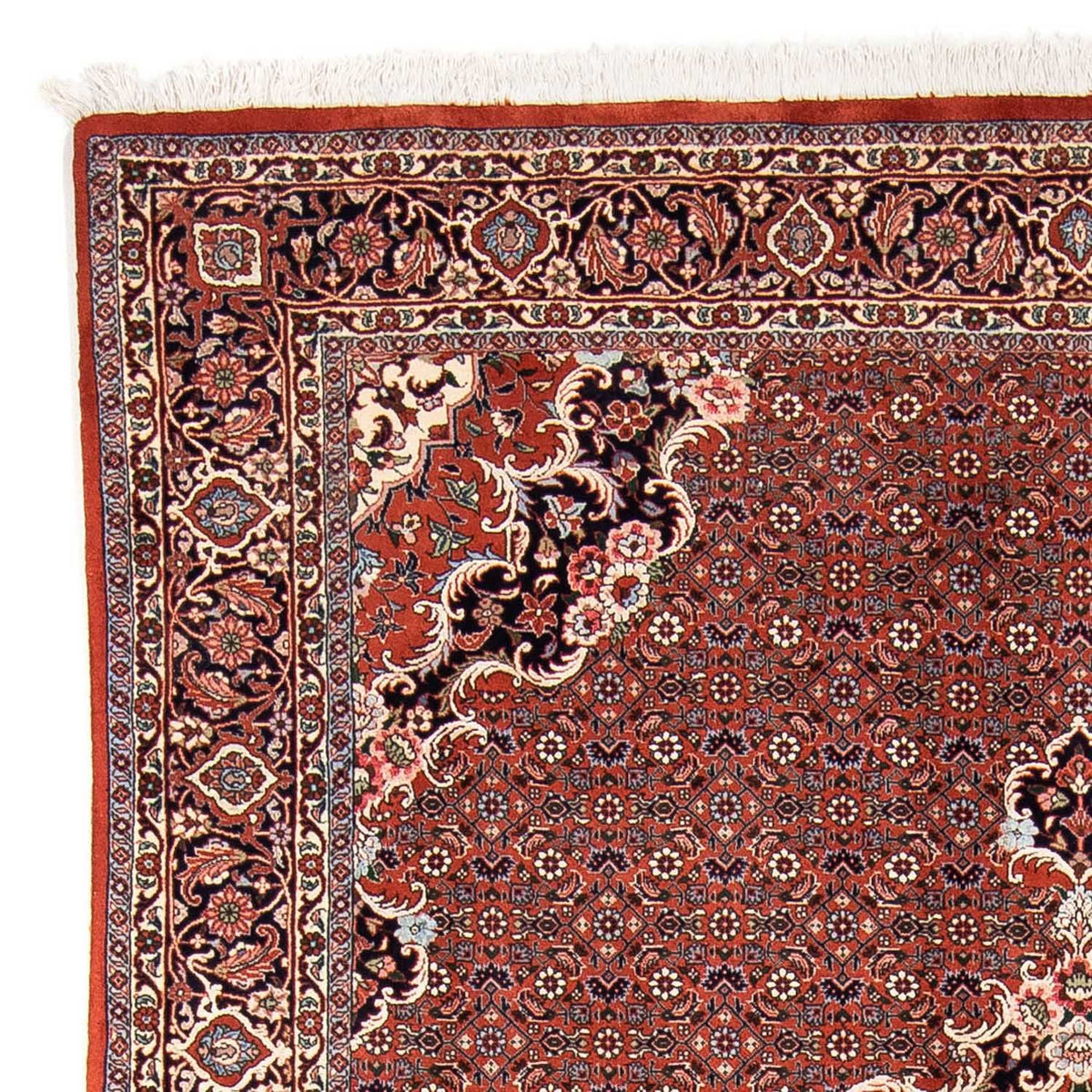 Alfombra persa - Bidjar - 228 x 172 cm - rojo
